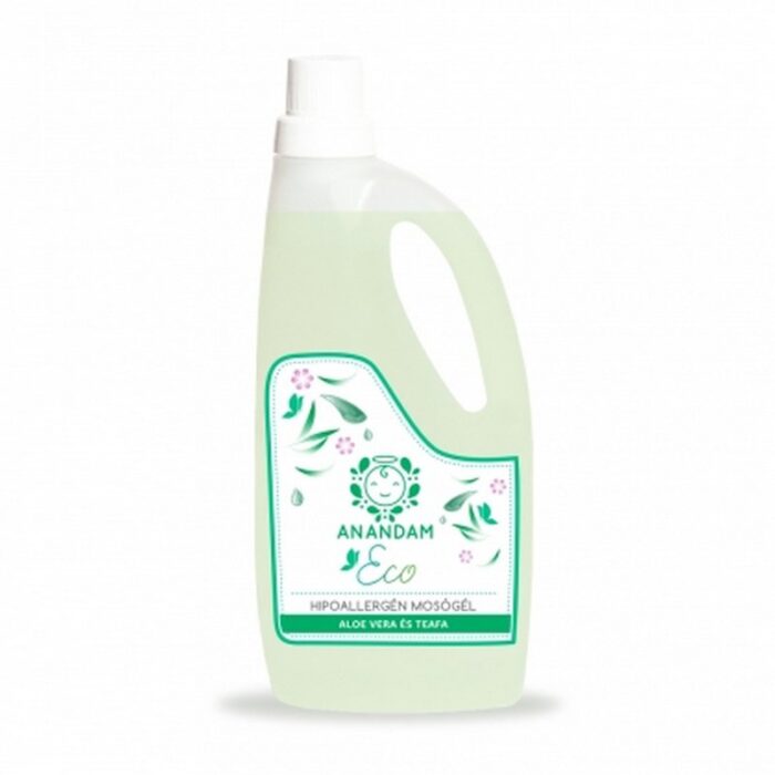 DETERGENT LICHID HAINE HIPOALERGENIC CU TEA TREE SI ALOE VERA BIO 1L ANANDAM - imagine 1