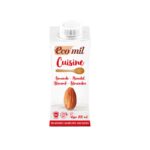 Crema vegetala pentru gatit din migdale 200ml bio Ecomil