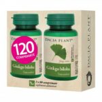 Ginkgo Biloba 60 comprimate DACIA PLANT 1+1 Gratuit