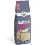 Mix din 5 cereale pentru paine rapida fara gluten 475g BauckHof