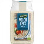 Orez alb pentru lapte bio 500g Dennree