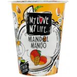 Iaurt bio din lapte de migdale cu mango 180g MY LOVE MY LIFE