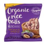 PUFULETI BILUTE DIN OREZ CU PRUNE SI SCORTISOARA FARA GLUTEN BIO 55G - BIOPONT