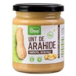 Unt de arahide bio smooth 250g Obio