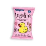 PUFULETI BIO PENTRU COPII FARA SARE, FARA ZAHAR CU MAR SI MORCOV 60g ANGELINA